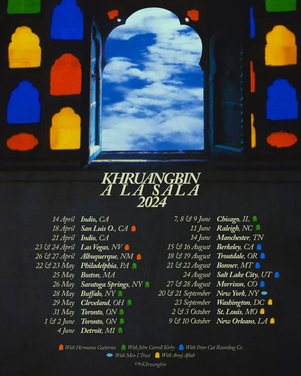 Khruangbin Announces North American Tour & Releases New Single
